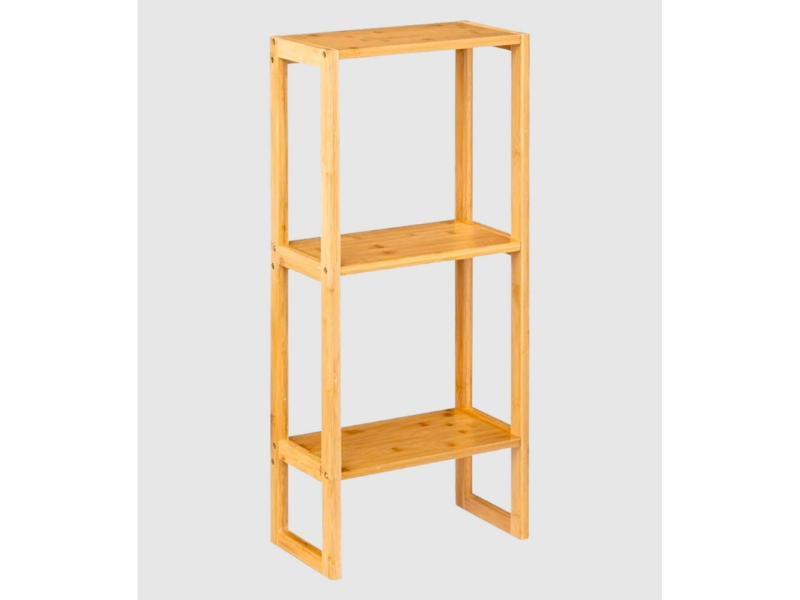 Prateleira modular de bambu Ekilikua Home