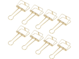 Clipes Arame Fichário, Clips Ocos Fichário, Alfinetes de Papel Metálicos, 30 Unidades, 5cm Comprimento, Ocos