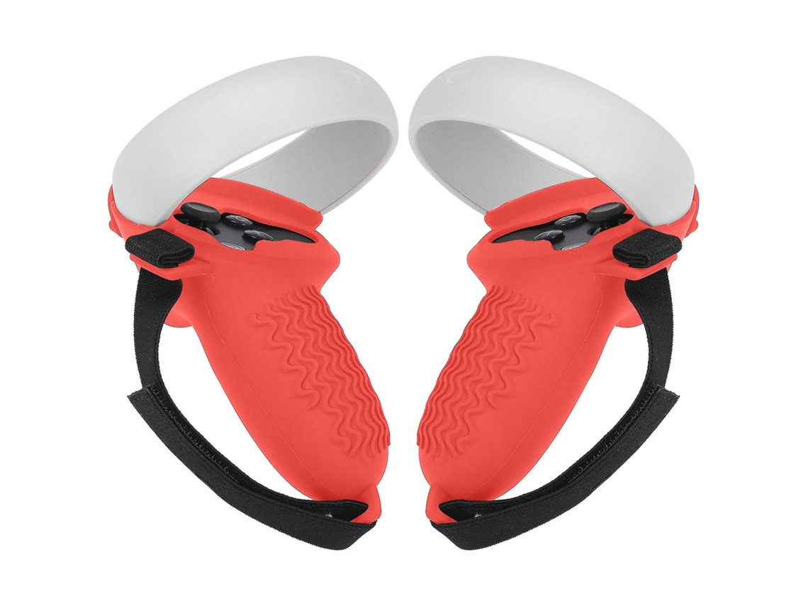 Capa De Silicone Para Controles Do Oculus Quest 2, Com Pulseira Ajustável E Antiderrapante