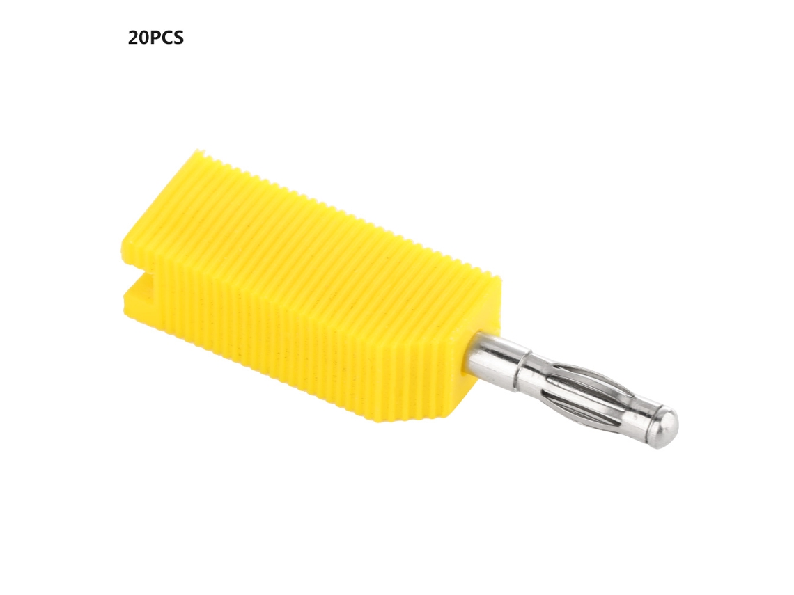 Laxiscreed Conectores De Banana Em Lanterna, Pack De 20, Sem Soldadura, 4mm De Diâmetro
