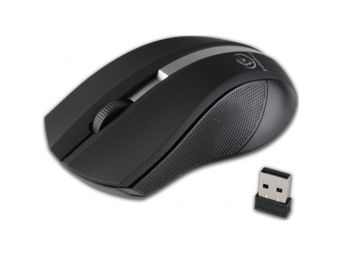Mouse Óptico Rebeltec Galaxy Para Laptop/pc, 1000 Dpi, Preto E Prata.