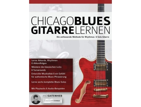 Livro Chicago Blues Gitarre Lernen De Mr Andi Saitenhieb (alemão)
