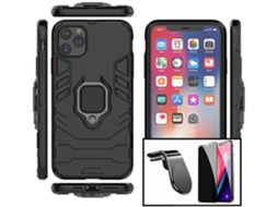 Kit Capa e Película de Vidro Temperado Xiaomi Poco M2 Pro Anti-Spy Preto