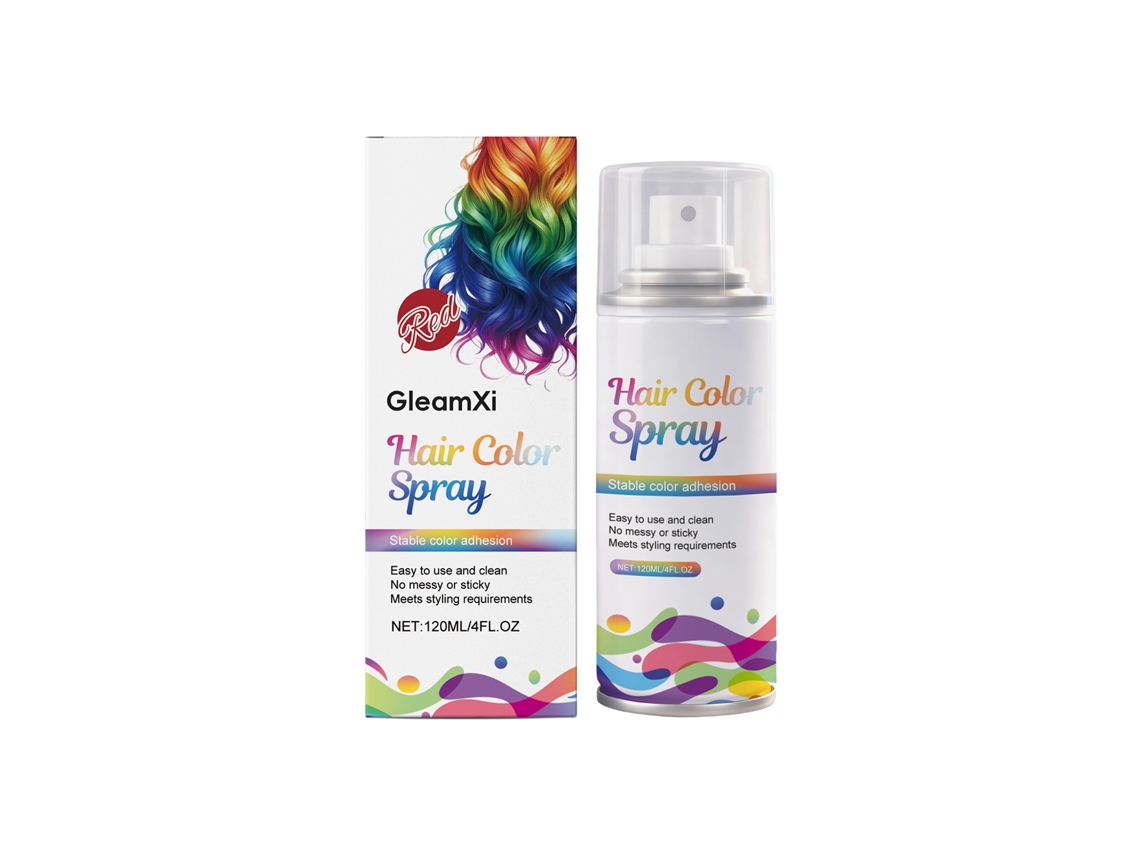 Tinta Temporária de Cabelo Gleamxi Red da LAXISCREED para Colorir de Forma Simples e Estilo Diário