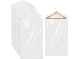 Lurelia Saco Para Roupa, Pack Com 20, Antipoeira, Transparente, Em Plástico, Para Têxteis, 60 X 100 Cm