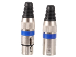 Laxiscreed Conector Xlr Para Microfone, Compatível Com Montagem Em Conjuntos De 2 Peças
