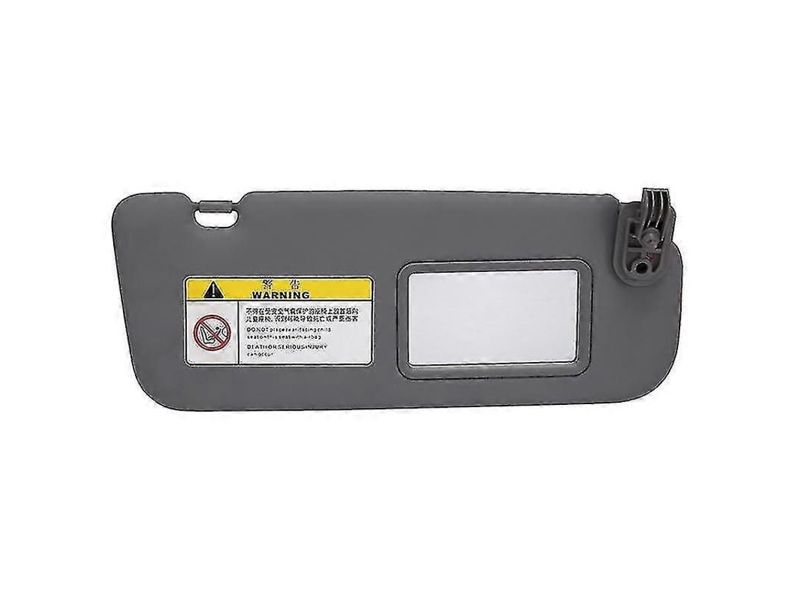 Cortina De Sol Visor Direito Para Accent 2011-2015 85220-1r000 Cinza Plástico Fácil Instalação Gris