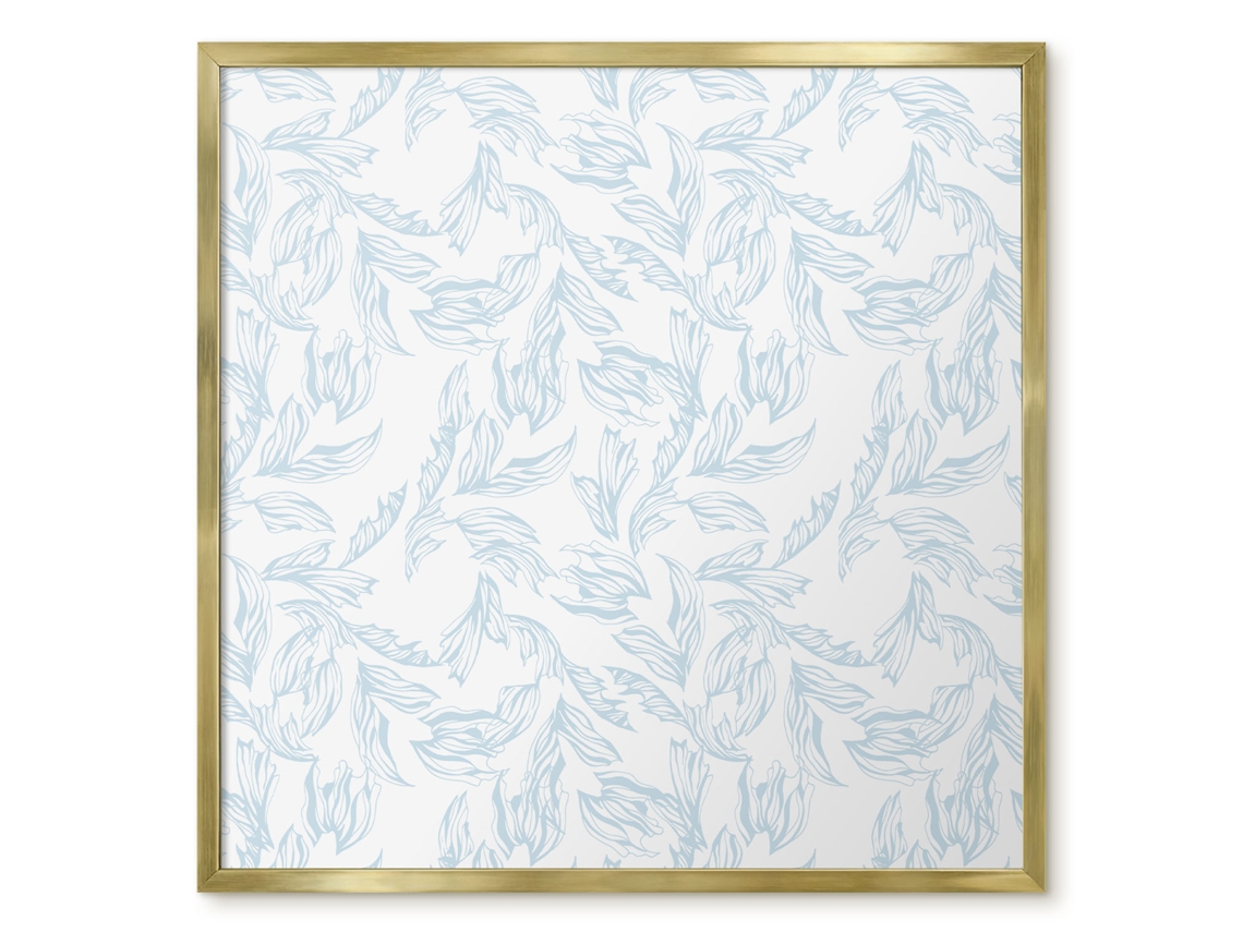 Quadro magnético de parede com textura verde para quarto Espelharte (50x50 cm)