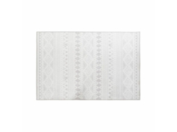Tapete DKD Home Decor Cinzento Branco Ikat (120x180x0,4 cm)