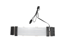 Cabo De Extensão De Alimentação Atx Rgb 24 Pinos 5v 3 Pinos 18awg Argb Para Placa Mãe E-atx