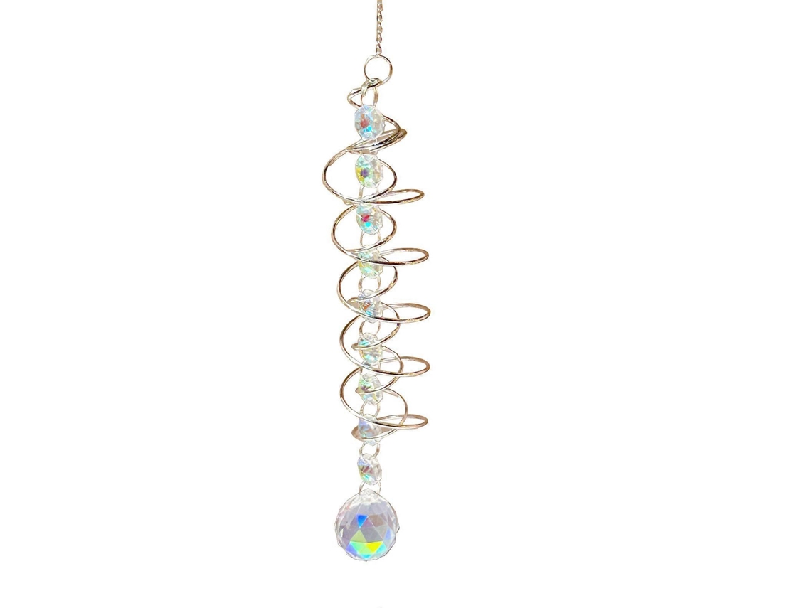 Cristal Suncatchers Sinos De Vento Pendurado Arco-íris Luster Pingente De Cristal Sinos De Vento Janela Pendurado Ornamentos