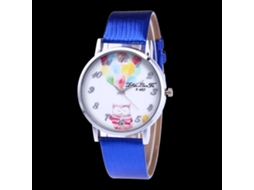 Reloj Niño Zhoulianfa Cuero Dibujo Cocodrilo Balón Azul F-457x