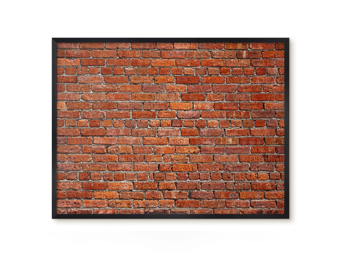 Magnetic Glass Board Brick Wall For The Hall Espelharte (80x60 Cm)