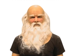 Máscara Engraçada De Papai Noel De Natal Para Homens Adultos, Super Macia Olysi Shop