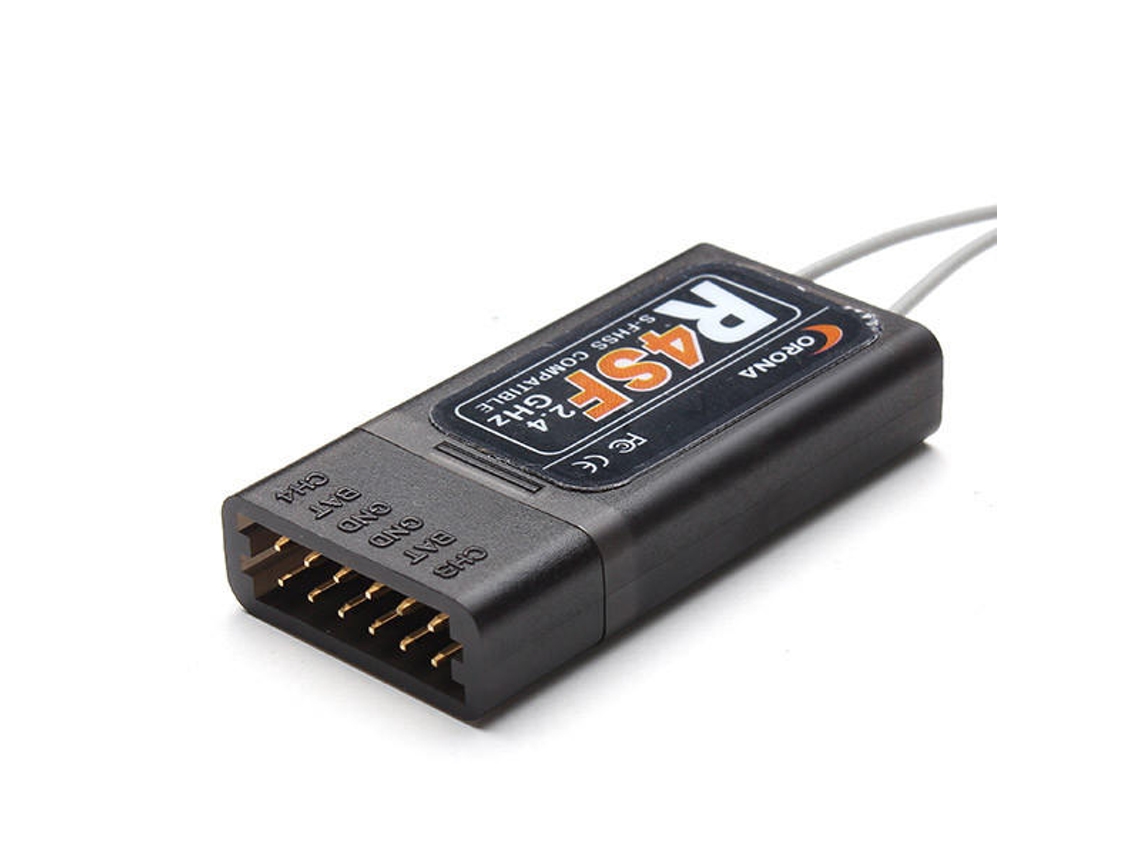 Receptor Corona Cr4sf S fhss 2.4ghz 4ch S.bus Compatível com o Transmissor Fuataba MDUG