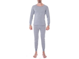 2026 conjunto de Ropa Interior Térmica para Hombre com Camisa de Manga Longa e Calças Longas Suaves de Algodão