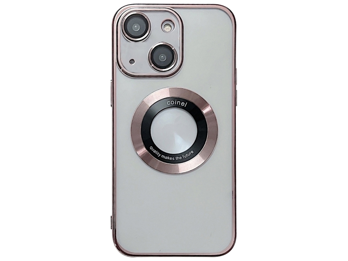 Capa De Tpu Para Iphone 15 Plus - Revestimento Eletroplástico - Magsafe
