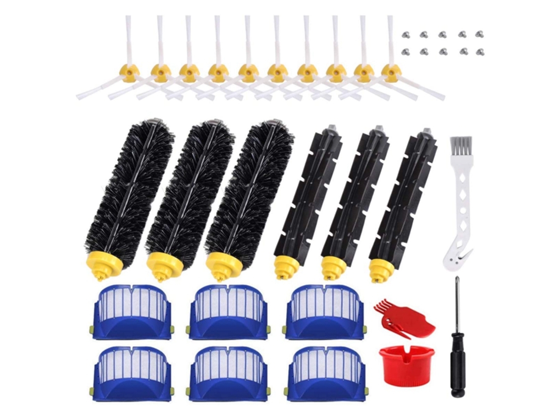 Acessório para Aspiradores IROBOT  I Roomba 600 Series 550 560 614 620 630 650 660 Filtro Rolo Escova