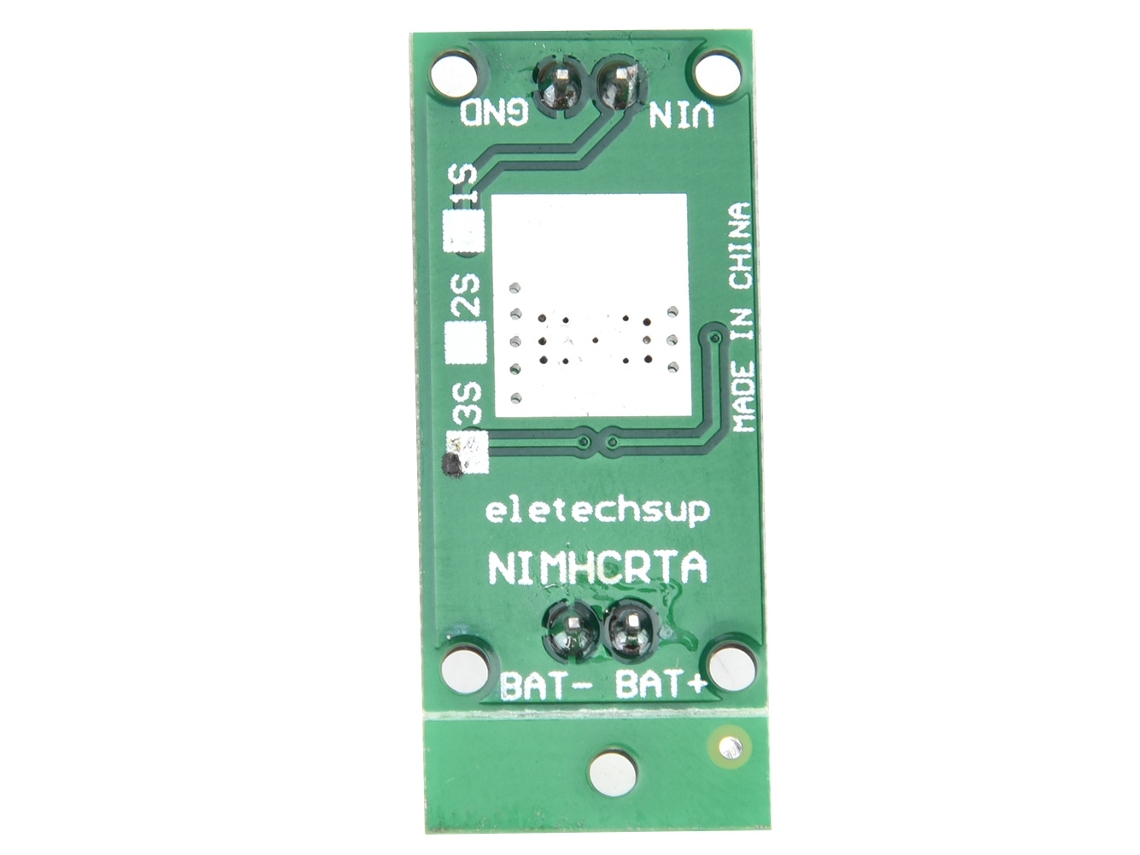 Módulo Cargador De Baterías Nimh Especializado 1s/2s/3s 1,5v 3v 4,5v Cc Cv Con Terminales