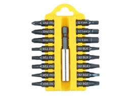 Conjunto De 17 Bits De Parafusadeira Multifuncional Com Apoio De Shank S2 Slotted Magnético 60mm