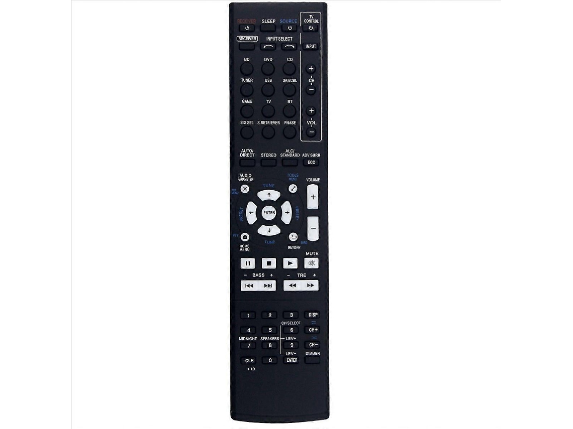 Controle Remoto De Substituição Axd7741 Para Sistema De Home Theater Com Receptor Av Pioneer