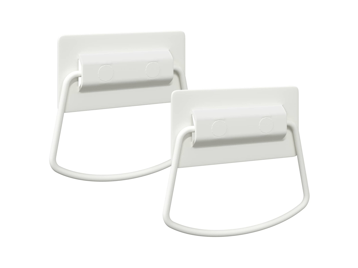 Maçanetas de Armário 2 Pcs Branco 85 X 45 Mm Metal VIDAXL