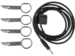 Adaptador De Entrada Auxiliar Para Rádio Focus 6000cd Com 4 Ferramentas Remoção, Compatível Com Sistemas De Áudio