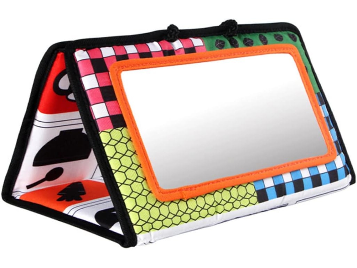 Atividades para Meninos e Meninas com Espelho, Brinquedo Visual em Preto e Branco, CHABERLU