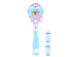 Ats varilla de Burbujas Automática Eléctrica Con Luz Y Música para Niños Azul