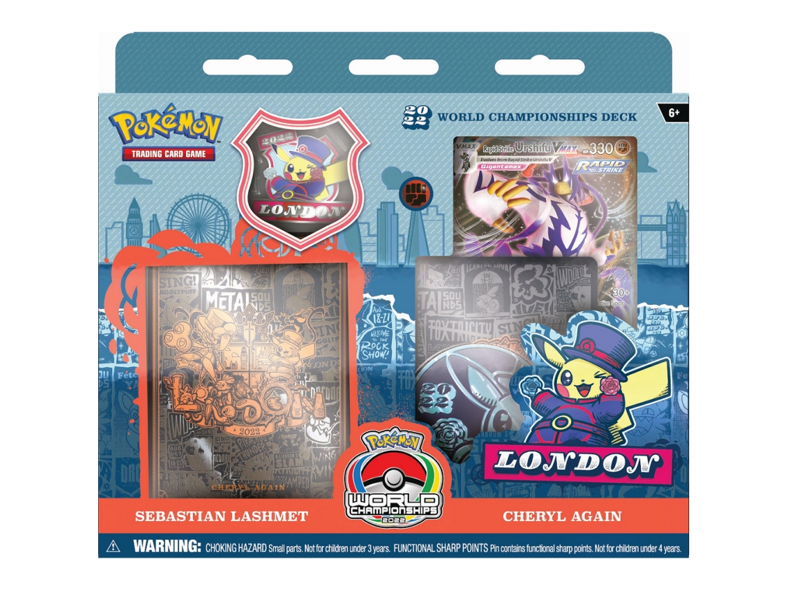 POKEMON London 2022 World Championship Deck (Inglês - 8 anos)