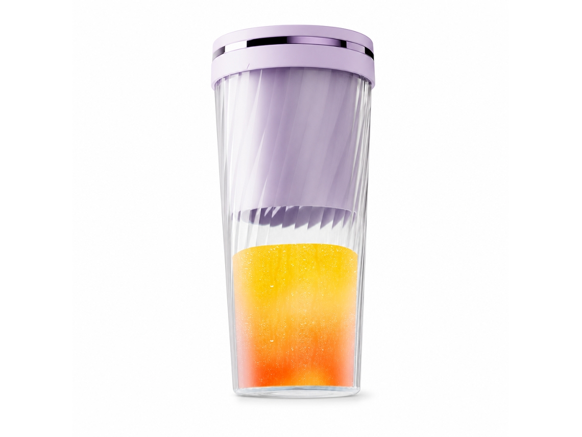 Liquidificador Portátil Sem Fios 350 Ml, 10 Lâminas Em Aço Inoxidável, Roxo Lavanda, Para Exterior