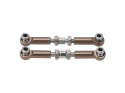 2pcs Viga Direcção Rc Aluminio Ligação Servo Braço Peças Carro Rc Para Mjx 14210 14209 16208 16209 1/14 Cor Titânio