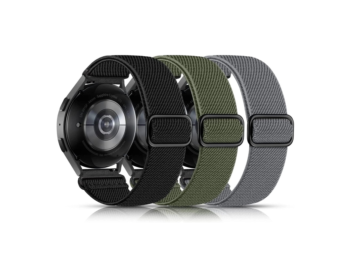 A Pulseira Flexível De Nylon É Compatível Com O Samsung Galaxy Watch 5 Pro/3/4/5/6/galaxy Watch Active 2.
