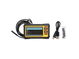 Endoscópio Câmera Borescope 8mm LCD 4.3 Polegadas IP67 5m Amarelo | S/MARCA