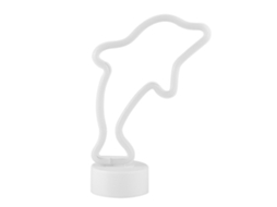 Rebe-luz De Neón Led Em Forma De Golfinho Impermeável Pequena Luz Noturna Para Decoração De Quarto