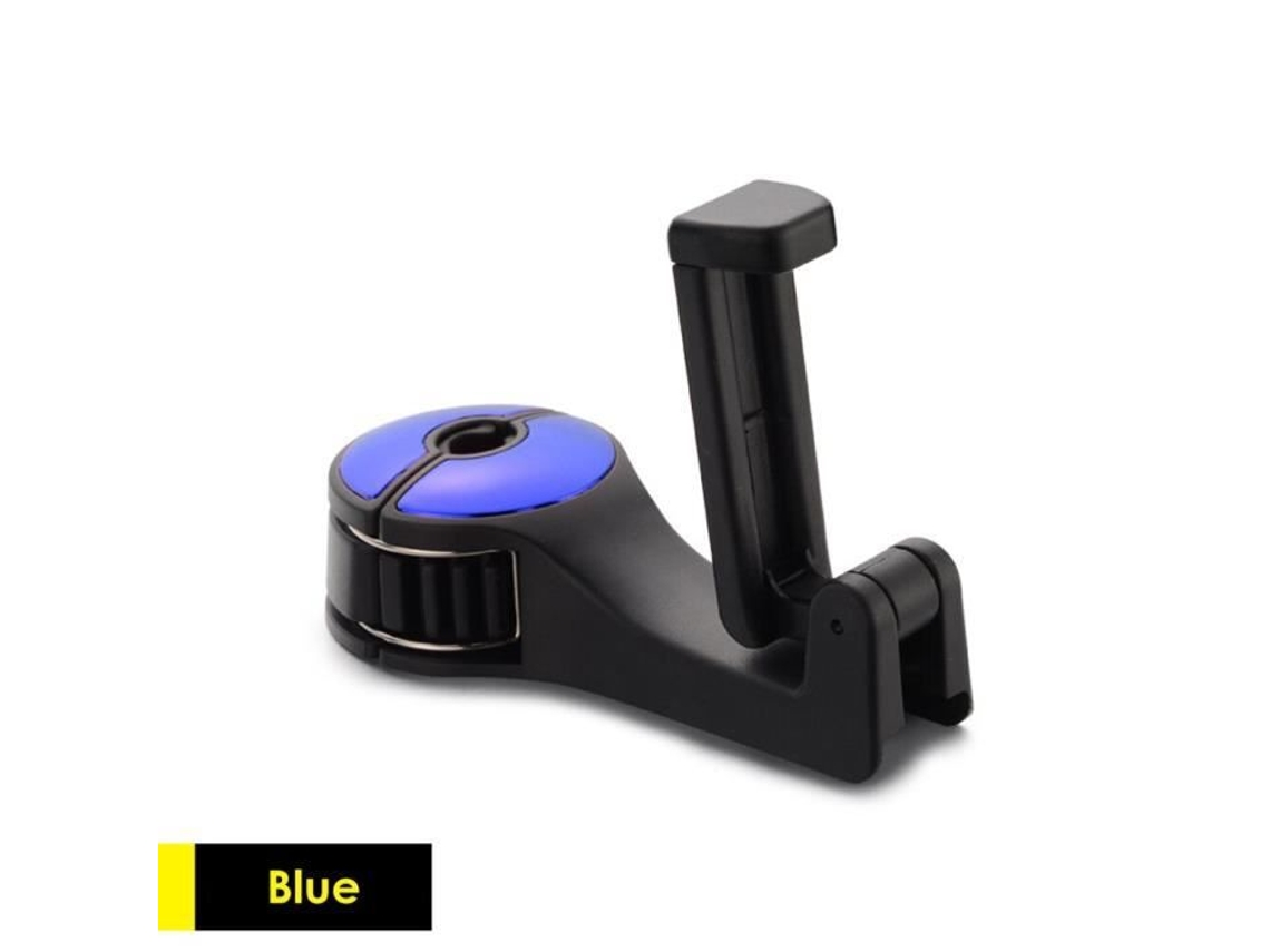 Suportes para Carro Gancho para Encosto de Cabeça de Carro Aoshike e Suporte para Telefone Cabide para Banco Traseiro Tipo Azul