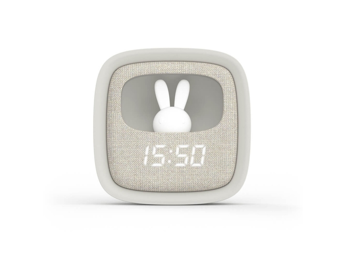 Despertador Billy Clock Grey Brilvibera com luz noturna integrada