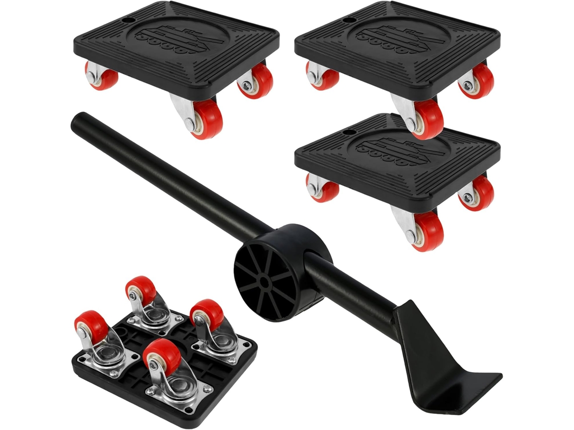 Conjunto de Ferramentas para Levantamento de Móveis, Kit para Movimentação de Móveis, Ferramenta para Levantamento em Aço Carbono