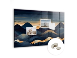 Quadro Magnético Paisagem De Pôr Do Sol Para A Cozinha Espelharte (60x40 Cm)