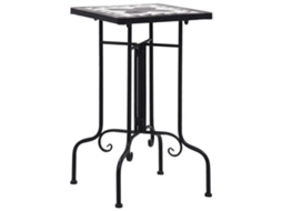Side Table, Side Tables Vidaxl Preto Cerâmica (n/a)