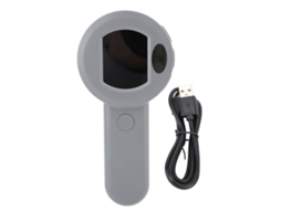Digital Magnifier 50x With 2 Lighting Modes Handheld 2inch Ips Screen Magnifying Glass For Jewelry Banknote Fabric Appraisal Grey LAXISCREED