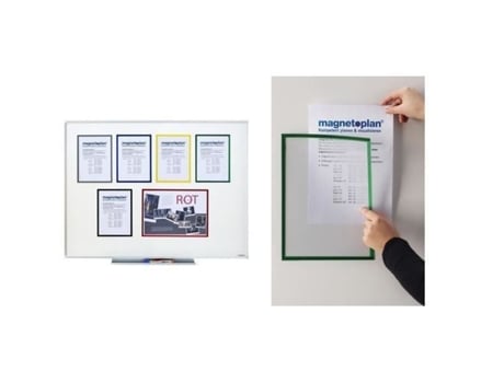 Pochette Magnética Magnetofix, Formato A4, Vermelha Magnetoplan