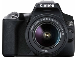 Máquina Fotográfica CANON EOS 250D + EF-S 18-55mm F3.5-5.6 III (APS-C)