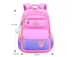 Mochila Escolar de Grande Capacidade Para Meninas CUICH Roxa