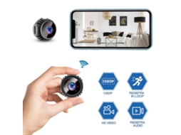 Câmera Hd 1080p com Sensor de Visão Noturna e Transmissão em Tempo Real de Imagens do Celular.