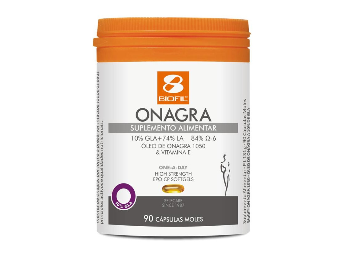 Suplemento Alimentar BIOFIL Suplemento Alimentar Onagra 1050 mg emb. 90 cápsulas moles BIOFIL