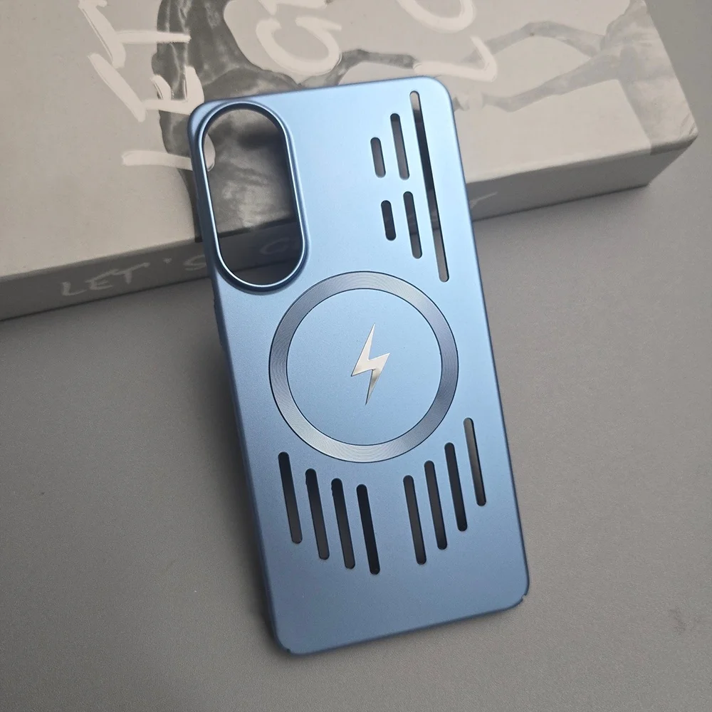 Capa Magnética Ultrafina Para Celular (azul Galaxy S23) Com Dissipação De Calor.