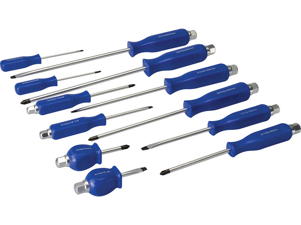 Chave de Fendas SILVERLINE 467700 com 12 peças