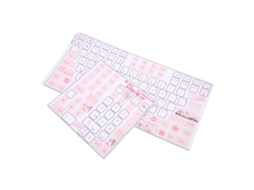 Adesivos para Teclado Mecânico Universal Clear Teclas em Inglês para Computador Notebook