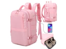 Mochila De Cabine Expansível 1990s Ryanair Rosa (40x25x20 25cm 20l 25l)